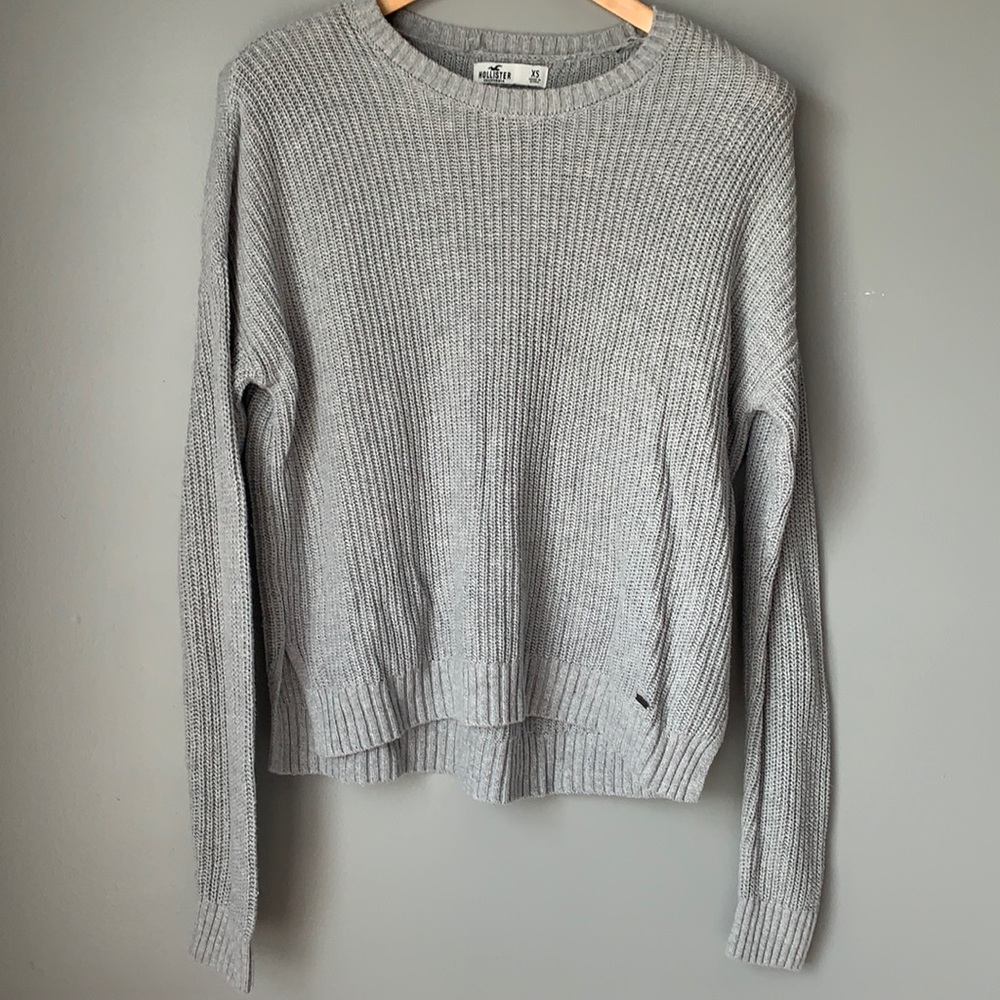 70% off Hollister Gray Sweater